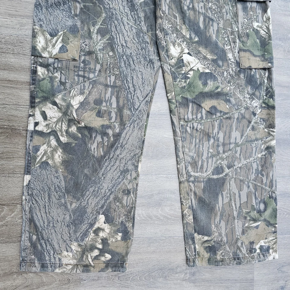 Pantalones de caza vintage años 90 Y2K Jerzees al aire libre talla mediana camuflados Foto 4 de 4