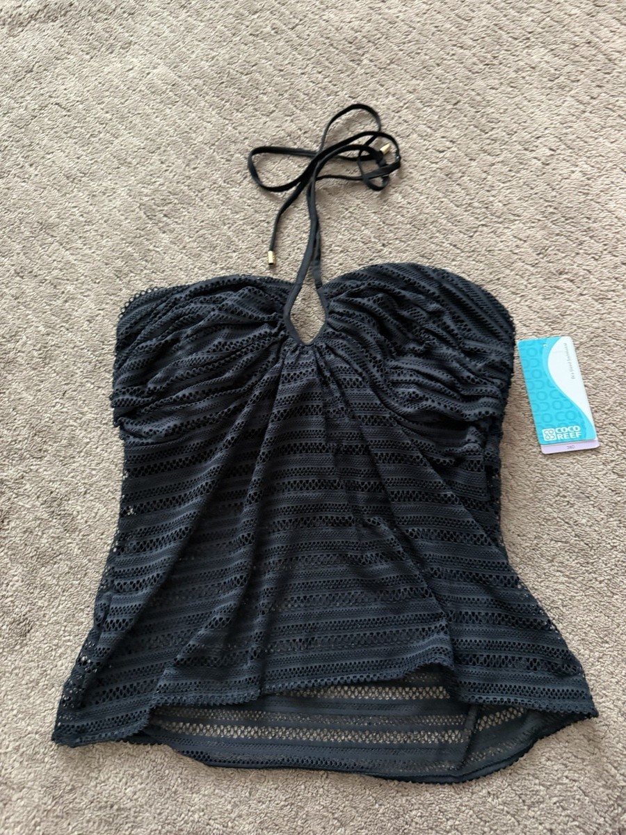Coco Reef Bra Sizes Swimwear U2D634 Black Top Size 38D $94 | eBay