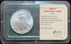 2001 Uncirculated American Silver Eagle One Dollar S$1