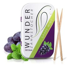 Wunder Zahnstocher | Grape Mint  Traube Minze...