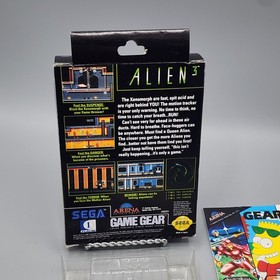 Alien 3 (Sega Game Gear, 1993) Complete / Tested / NICE