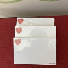 Longaberger SWEETHEART LOVE NOTE CARDS (3) #8...
