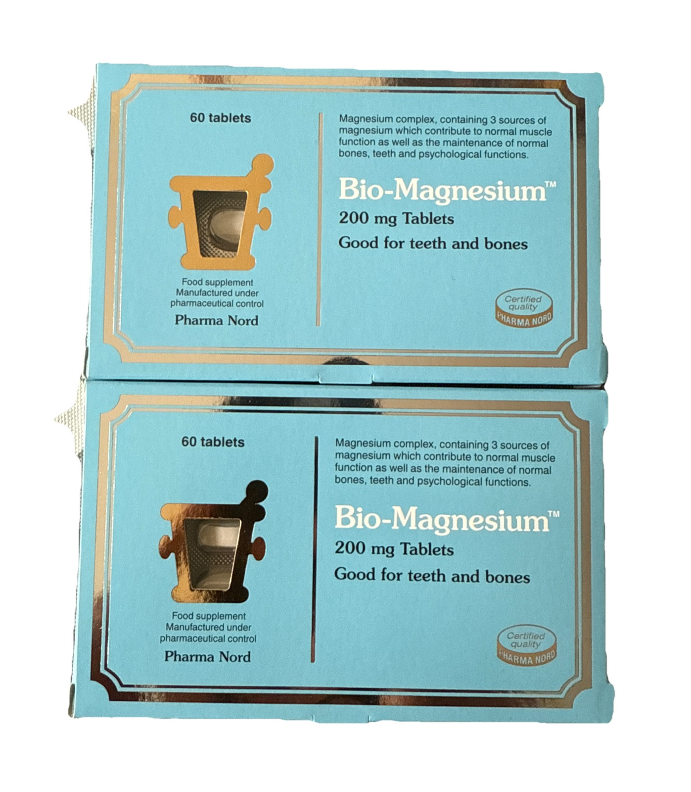 2 X Pharma Nord Bio-Magnesium 200mg -60X 2=120 Tablets BB:09/29