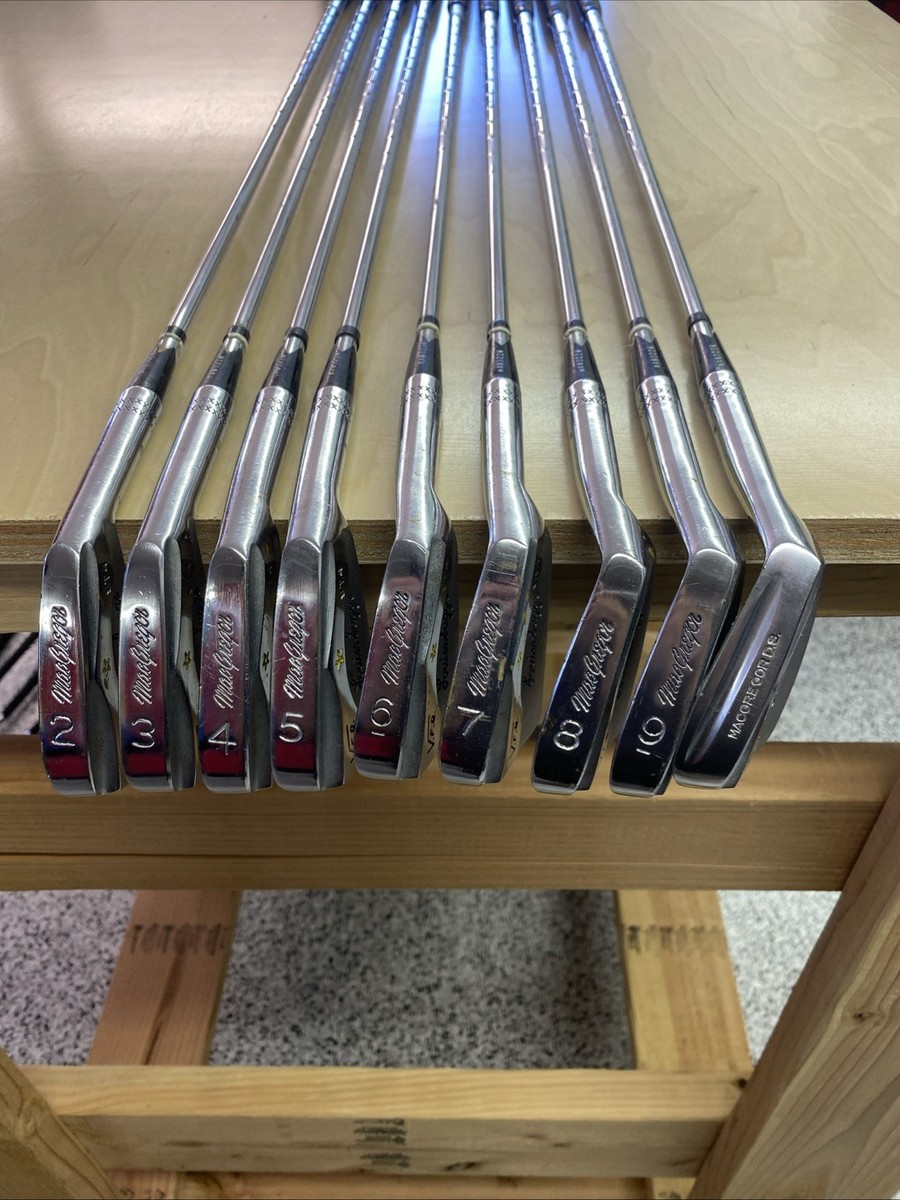 Vintage Macgregor 1962 Tourney VFQ ST4 Golf Iron Set 2-9 Wedge