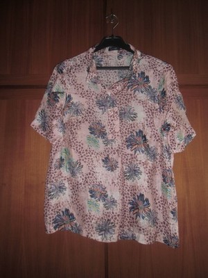 MYBC@Bluse aus Veganer Seide und Viskose sehr hochwertig in Gr. 42
