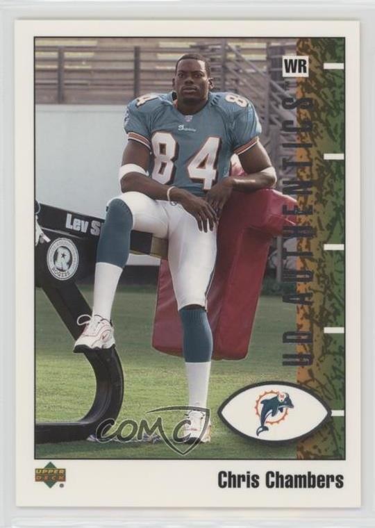 2002 UD Authentics Chris Chambers #45 0q3