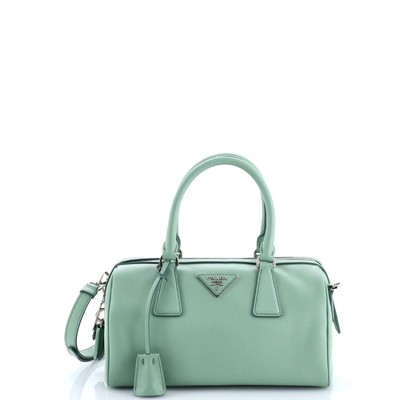 Prada Lux Convertible Boston Bag Saffiano Leather Small | eBay