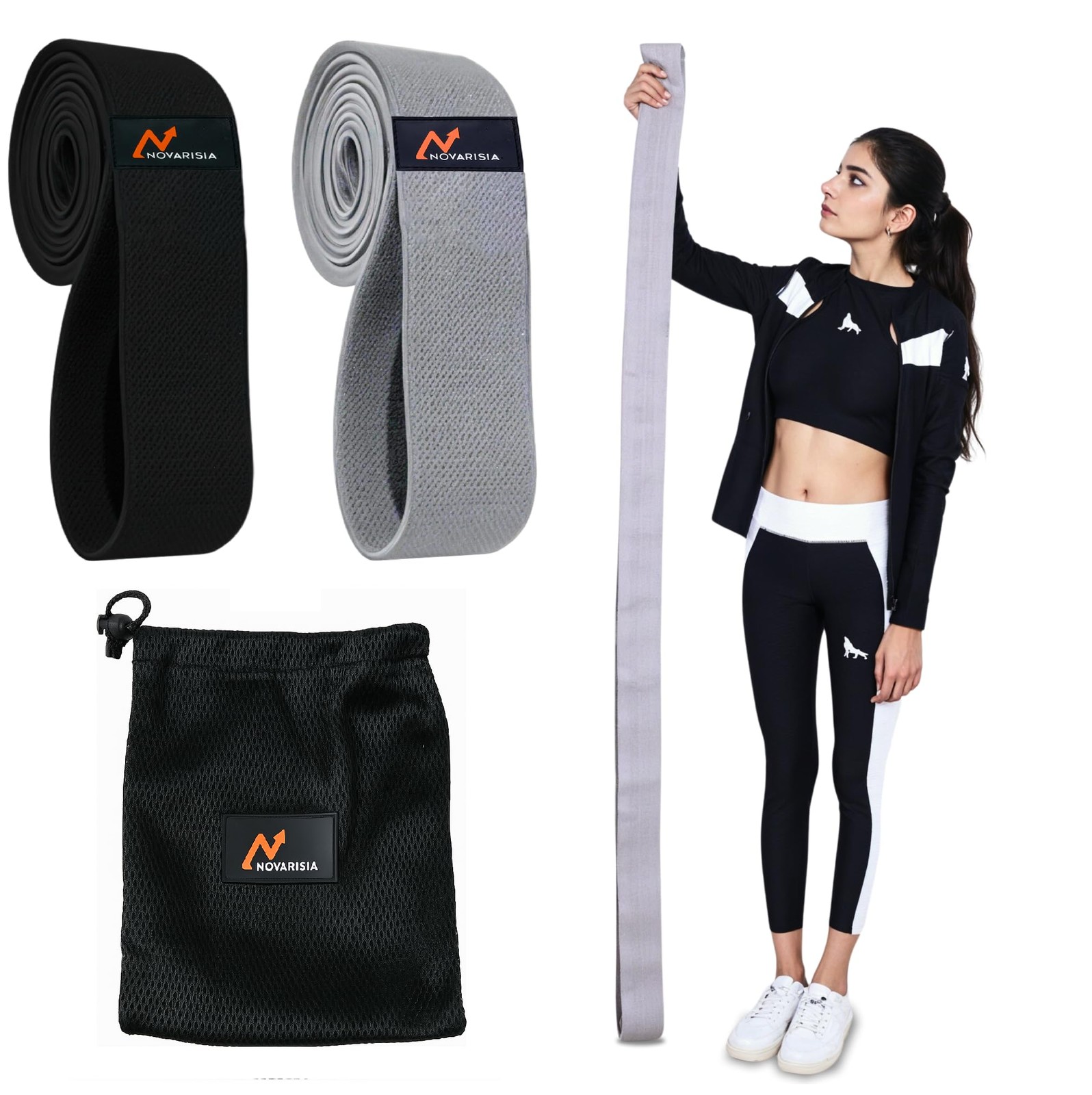 PJF Performance 76 Inch Extended-Length Resistance Band for Strength, Mobility,