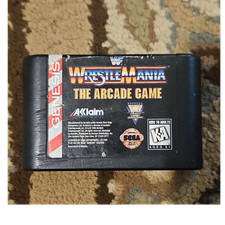 WWF WrestleMania The Arcade Game Sega Genesis 1995 Fighting Tested & Works WWE