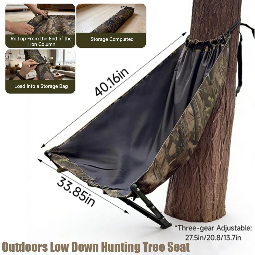 Camping Chair | Hammock Style | Hangs on Any Tree | Lightweight & Portable Camo