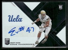 2017 Panini Elite Draft Picks #241 Eddie Vanderdoes Draft Picks Auto