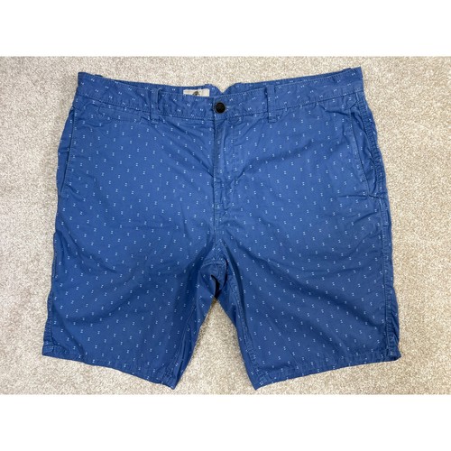 Timberland, Timberland Earthkeepers Canobie Lake Men's 38 Blue Geo Print Flat Front Shorts