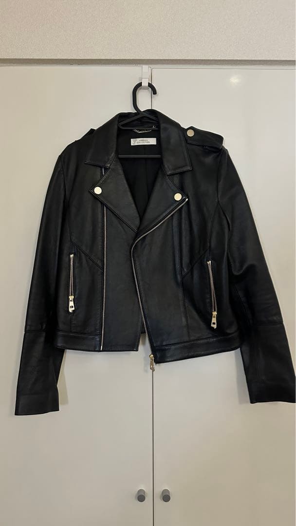 USED VERSACE 100% LEATHER JACKET VERYGOOD