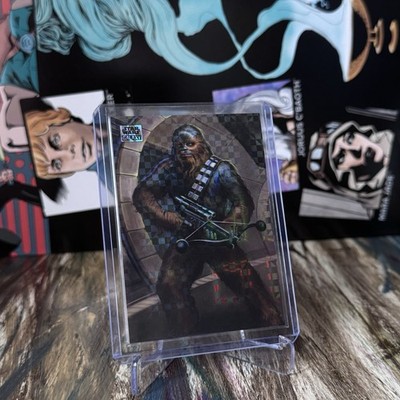Star Wars Topps Galaxy 2025 Chewbacca /10 X Fractor 