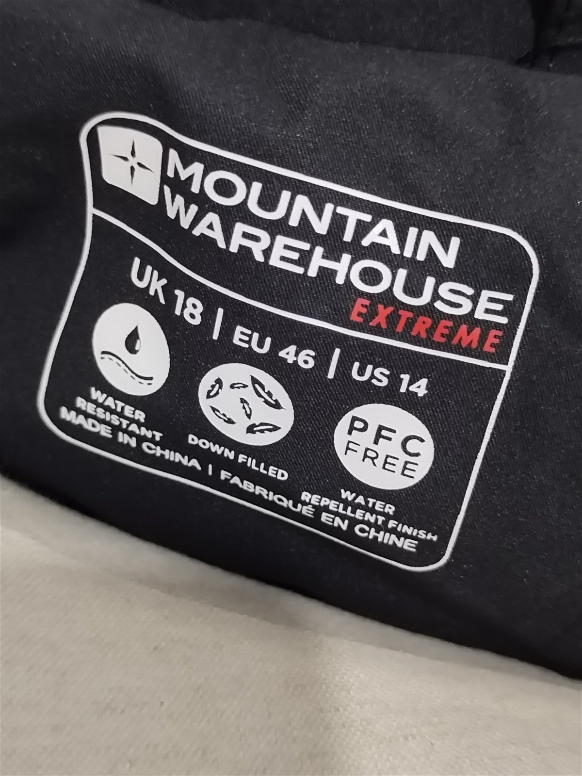 Mountain Warehouse Cozy Wrap Extra Long Women Extreme Down Jacket Black UK 18 image 4