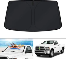 For Ram 2500 2010-2019 2012 Windshield Visor SunShade Custom Made Sun Shade wBag