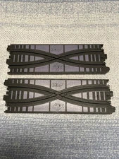 AURORA AFX  TOMY 9” Criss-Cross Track Set Of 2 “Black Out” Black Light Edition