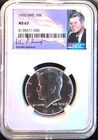 1965-P Kennedy Half Dollar NGC MS-67 Graded Rare Bullion-40% Silver Coin Round