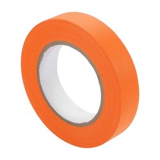 Masking Tape, 1 Inches x 60.1 Yards DIY Car Auto Paint Painters Tape Orange, ...