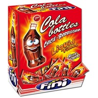 (13,37€/1Kg) Fini Cola Flaschen, Bottles, Kaugummi, Bubble Gum, 200 StüCk