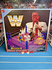 NEW IN BOX WWF WWE Mattel Retro Royal Rumble Ring w/Brother Love