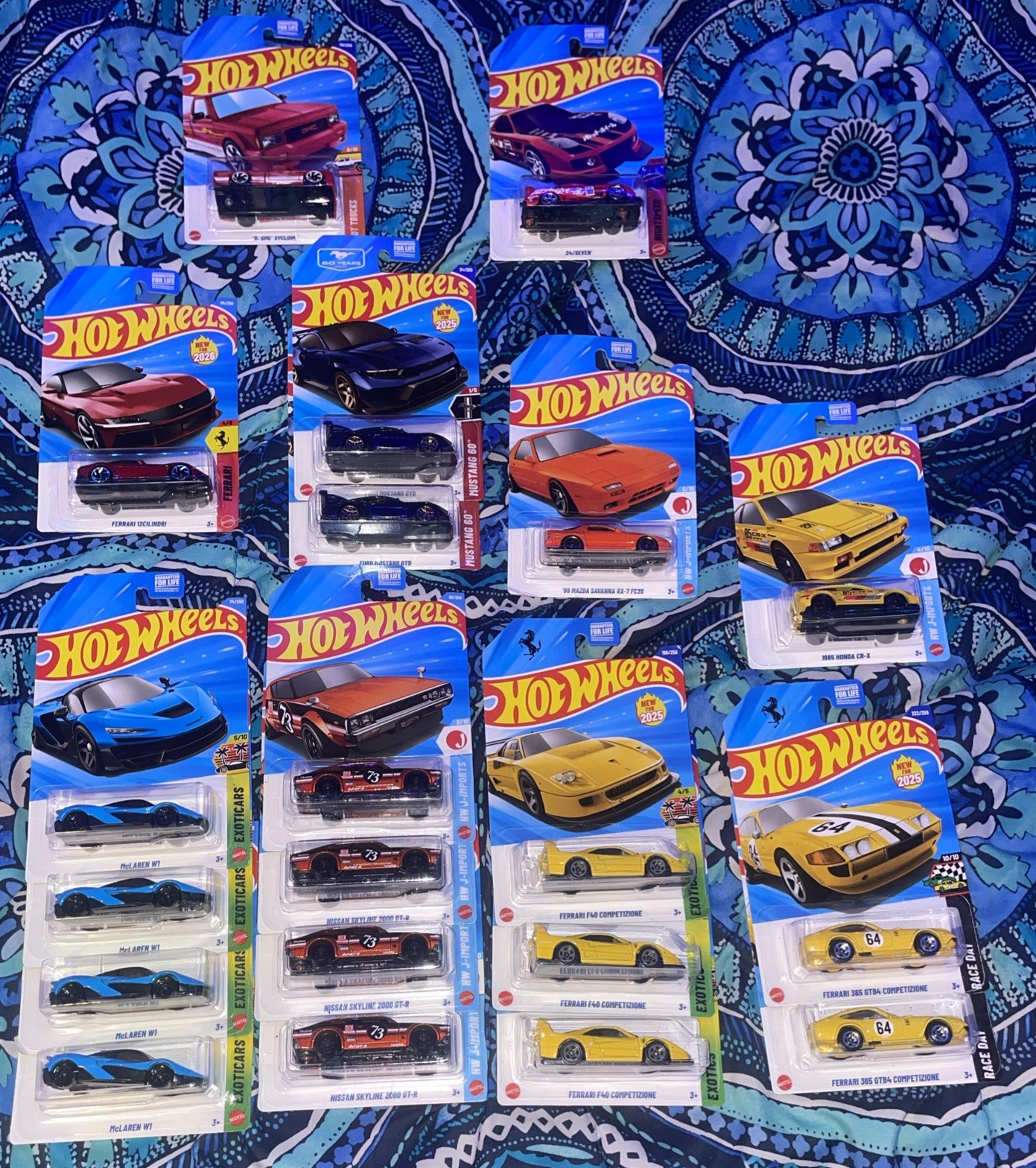 🔥Hot Wheels lot of 20🔥MCLAREN, SKYLINE, FERRARI, FORD, SEE PICS