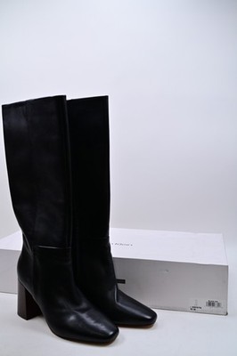 Calvin Klein Arista (Black Leather) Women's Boots 10M