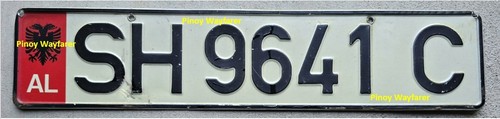 ALBANIA license plate ALBANIAN number plate PLATE FOR COLLEGE - Shkodër SKUTARI