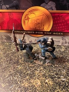 conte collectibles toy soldiers, Civil War. Hand to Hand Confederate vs Union