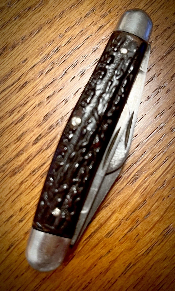 COLLECTOR BOKER TREE BRAND 7588 SOLINGEN GERMANY 3 BLADE PREMIUM STOCK KNIFE - Image 2 of 4