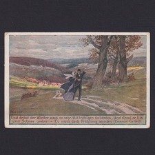 DEUTSCHLAND, Postkarte, Paul Hey, #1, 'Frühling', Feldpost