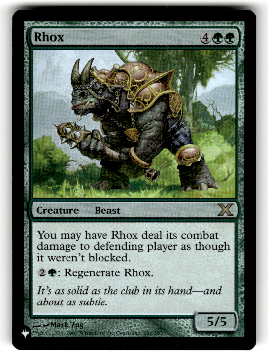 Rhox 291 Foil R 10th Edition