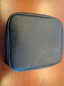 Nec CD Carrying Case Wallet TurboGrafx Leather Black 
