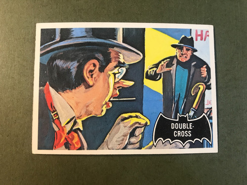 1966 OPC Batman Black Bat #22 Double-Cross — Raw