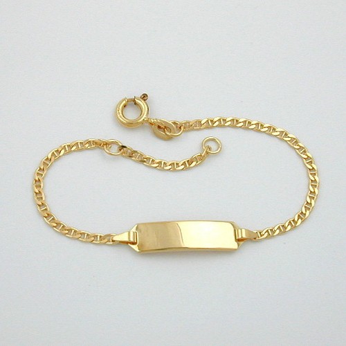 MARKO Bracciale da donna in vero oro giallo 333, 17-21 cm