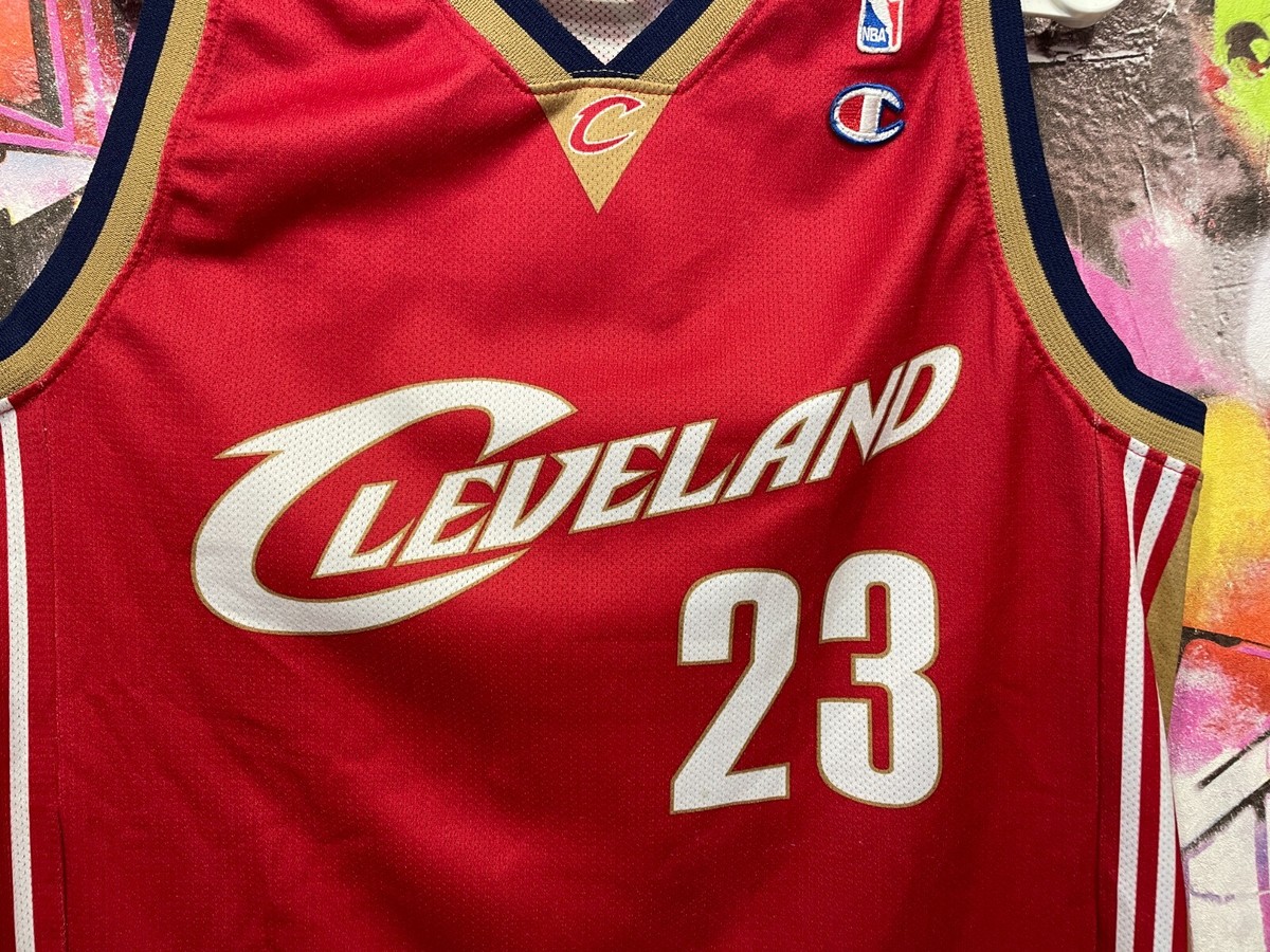 【オーセンティック】CAVALIERS 2003 レブロン　Lサイズ Vintage 2003 Cleveland Cavaliers LeBron James authentic