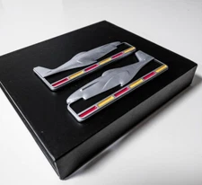 2x Ford Mustang Roush Emblem Door Fender Badge Sticker For All Mustangs