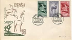 FDC Spain Sahara Pro infancia child 1961 / animals