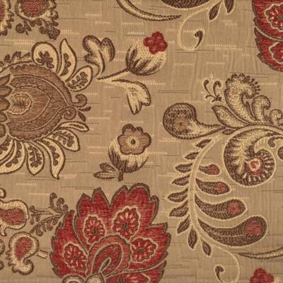 8 COLORS / Floral Paisley Chenille Jacquard Fabric