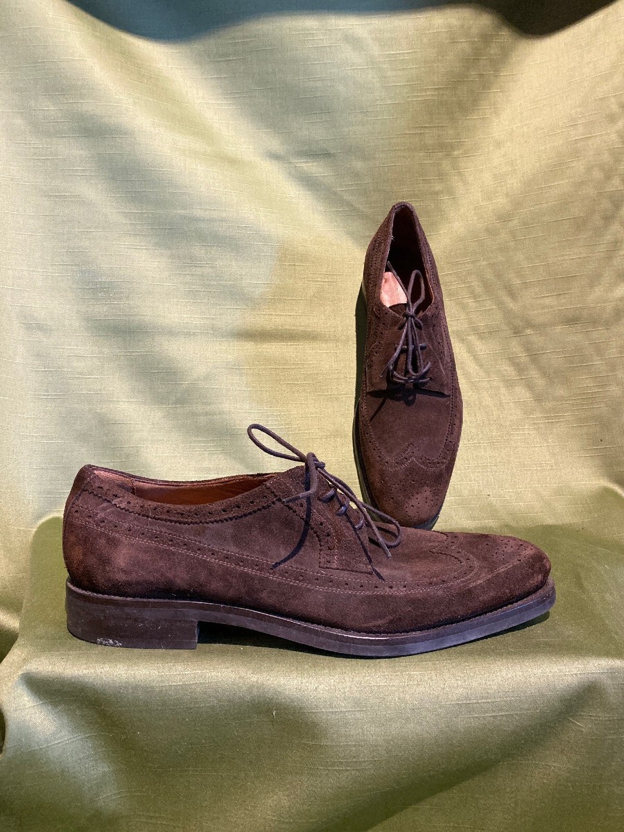 Ralph Lauren Polo Dark Brown Chocolate Nyles Matte Suede  display picture 2