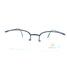 Vintage Faconnable Spirit 517 Col. 593 Eyeglasses Brown Half rim 49-20 140 mm