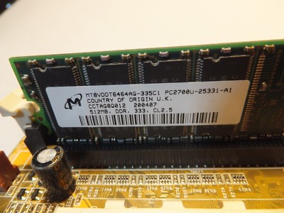Gigabyte GA-7NNXP Socket A (462) Motherboard With AMD Sempron 2400 1.67
