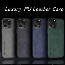 PU Leather Magnetic Phone Case For iPhone 16 Pro Max 15 14 13 mini 12 11 XS Max