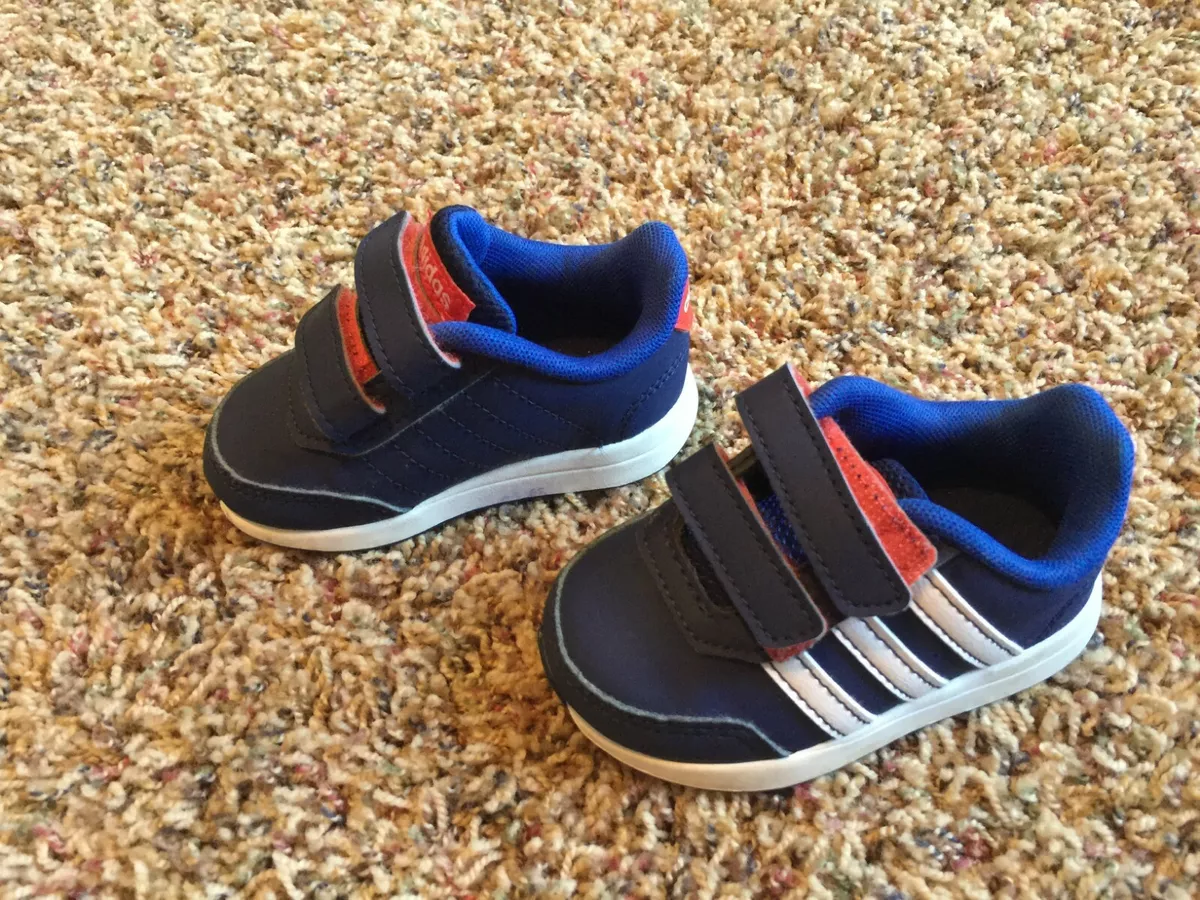Adidas Switch 2.0 Baby Infant Toddler Sneakers size 4 K Blue White Red