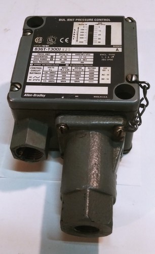 Allen Bradley Pressure Switch 836T-T300JX25 ser A 40-550 PSI 5000 PSI Max(491)