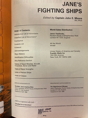 JANE'S FIGHTING SHIPS 1976-77 - Ships in box from USA | eBay