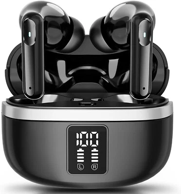 MARKENLOS Kopfhörer Bluetooth 5.3 In Ear Ohrbügel Kabellos Sportkopfhörer mit Mikrofon