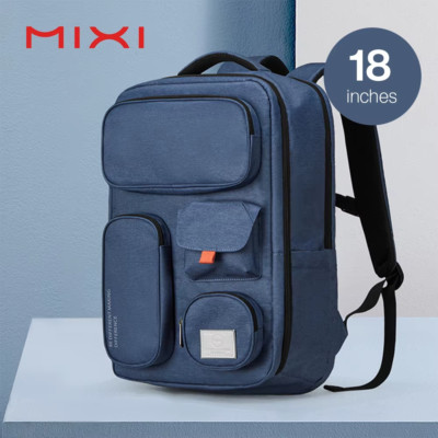 Mixi Outdoor Backpack Women Travel Bag 18 Inch Men Rucksack Waterproof Laptop Wh