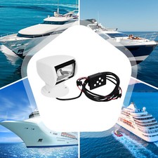 360° Boat Remote Control Spotlight Marine Truck Spot Light Searchlight 100W 12V