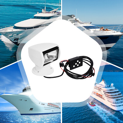 FOTN Afstandsbediening Spotlight voor Boot Truck Auto Marine Jacht Zoeklicht 24 V 100 W Wit Waterdicht 360 Graden Draaien Omnibearing Verlichting FOTN Afstandsbediening Spotlight voor Boot Truck Auto Marine Jacht Zoeklicht 24 V 100 W Wit Waterdicht 360 Graden Draaien Omnibearing Verlichting